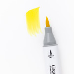 Маркер спиртовой Малевичъ GrafArt Brush, Лимонный Y302