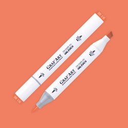 Маркер спиртовой Малевичъ GrafArt Brush, Оранжевый O102