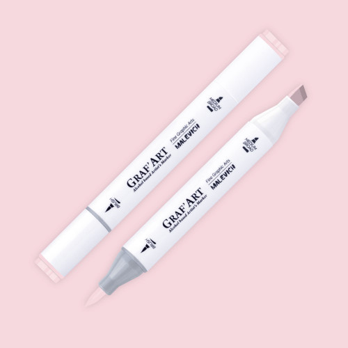 Маркер спиртовой Малевичъ GrafArt Brush, Розовый детская кожа P401