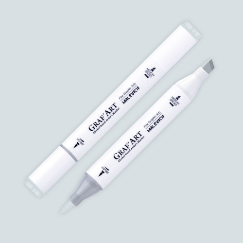Маркер спиртовой Малевичъ GrafArt Brush, Серый голубой 1 C101
