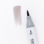 Маркер спиртовой Малевичъ GrafArt Brush, Серый теплый 3 W103