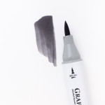 Маркер спиртовой Малевичъ GrafArt Brush, Серый теплый 7 W107
