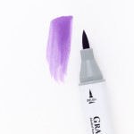 Маркер спиртовой Малевичъ GrafArt Brush, Сиреневый V302