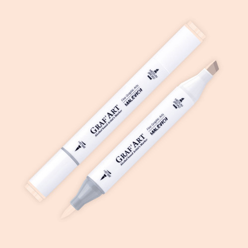 Маркер спиртовой Малевичъ GrafArt Brush, Телесный средний S207