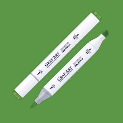 Маркер спиртовой Малевичъ GrafArt Brush, Травяной зеленый G403