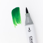 Маркер спиртовой Малевичъ GrafArt Brush, Травяной зеленый G403