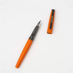 Ручка перьевая Малевичъ с конвертером, перо EF 0,4 мм, цвет: мандарин