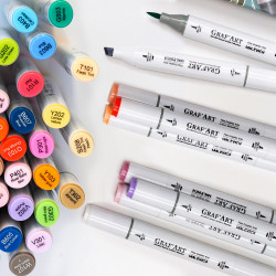 Маркеры спиртовые Малевичъ GrafArt Brush в ассортименте