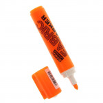 Маркер-кисть MARVY 622 Неон-оранжевый S/F7 2-4мм для светлых тканей