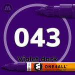 Маркер акриловый Molotow HS-C0 043 Темно-фиолетовый (Violet dark) 1.5 мм