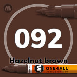 Маркер акриловый Molotow HS-C0 092 Коричневый орех (Hazelnut brown) 1.5 мм