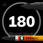 Маркер акриловый Molotow HS-C0 180 Черный (Signal black) 1.5 мм