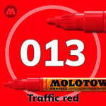 Маркер акриловый Molotow ONE4ALL 127HS 013 Красный (Traffic red) 2мм