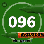 Маркер акриловый Molotow ONE4ALL 127HS 096 Мистер зеленый (Mr. green) 2мм