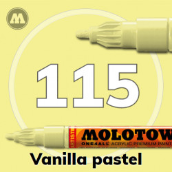 Маркер акриловый Molotow ONE4ALL 127HS 115 Ваниль (Vanilla pastel) 2мм