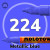 Маркер акриловый Molotow ONE4ALL 127HS 224 Металлик синий (Metallic blue) 2мм