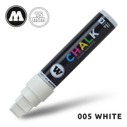 Маркер меловой Molotow CHALK 005 Белый (White) 15 мм