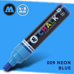 Маркер меловой Molotow CHALK 009 Неоновый синий (Neon_blue) 4-8 мм