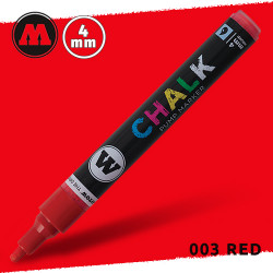 Маркер меловой Molotow CHALK 003 Красный (Red) 4 мм