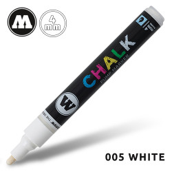 Маркер меловой Molotow CHALK 005 Белый (White) 4 мм