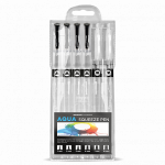 Набор маркеров Molotow AQUA Squeeze Pen Basic-Set 2, 6шт