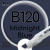 Двухсторонний маркер на спиртовой основе B120 Midnight Blue (Полночный синий) SKETCHMARKER