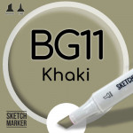 Двухсторонний маркер на спиртовой основе BG11 Khaki (Хаки) SKETCHMARKER