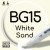 Двухсторонний маркер на спиртовой основе BG15 White Sand (Белый песок) SKETCHMARKER