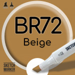 Двухсторонний маркер на спиртовой основе BR72 Beige (Бежевый) SKETCHMARKER
