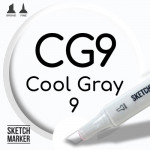 Двухсторонний маркер на спиртовой основе CG9 Cool Gray 9 (Прохладный серый 9) SKETCHMARKER