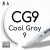 Двухсторонний маркер на спиртовой основе CG9 Cool Gray 9 (Прохладный серый 9) SKETCHMARKER