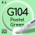 Двухсторонний маркер на спиртовой основе G104 Pastel Green (Пастельный зелёный) SKETCHMARKER
