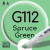 Двухсторонний маркер на спиртовой основе G112 Spruce Green (Зеленая ель) SKETCHMARKER