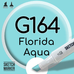 Двухсторонний маркер на спиртовой основе G164 Florida Aqua (Флоридская вода) SKETCHMARKER