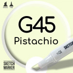 Двухсторонний маркер на спиртовой основе G45 Pistachio (Фисташковый) SKETCHMARKER