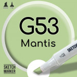 Двухсторонний маркер на спиртовой основе G53 Mantis (Богомол) SKETCHMARKER