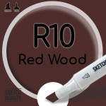 Двухсторонний маркер на спиртовой основе R10 Red Wood (Красное дерево) SKETCHMARKER