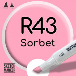 Двухсторонний маркер на спиртовой основе R43 Sorbet (Шербет) SKETCHMARKER