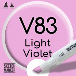 Двухсторонний маркер на спиртовой основе V83 Light Violet (Светло фиолетовый) SKETCHMARKER