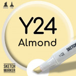 Двухсторонний маркер на спиртовой основе Y24 Almond (Миндальный) SKETCHMARKER