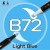 Маркер Sketchmarker BRUSH B72 Light Blue (Голубой) Два пера: кисть и долото. На спиртовой основе