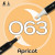 Маркер Sketchmarker BRUSH O63 Apricot (Абрикос) Два пера: кисть и долото. На спиртовой основе