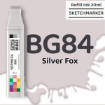 Чернила SKETCHMARKER BG84 Silver Fox (Черно-бурая лисица), для маркеров, 20 мл