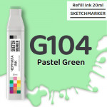 Чернила SKETCHMARKER G104 Pastel Green (Пастельный зелёный), для маркеров, 20 мл