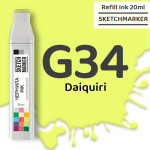 Чернила SKETCHMARKER G34 Daiquiri (Дайкири), для маркеров, 20 мл