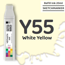 Чернила SKETCHMARKER Y55 White Yellow (Бело-жёлтый), для маркеров, 20 мл