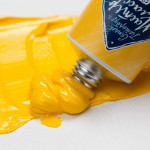 Масляная краска, Кадмий желтый средний,  "Мастер-класс", туба 46 мл.